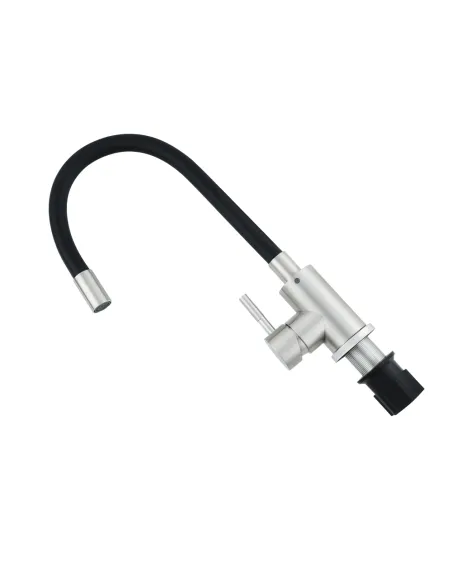 Смеситель для кухни Venta VS452SB, с гибким изливом, черный