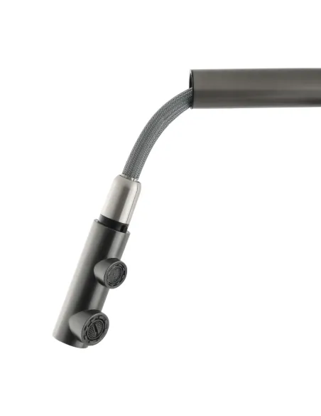 Смеситель для кухни Venta BK82FEG с подключением к фильтру осмоса, графит