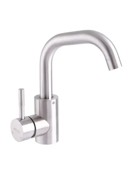 Смеситель для умывальника Mixxus SUS-001-G SS2955 нержавеющая сталь