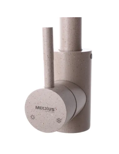 Змішувач для кухні Mixxus SUS-011 SS2791, нержавіюча сталь, бежевий