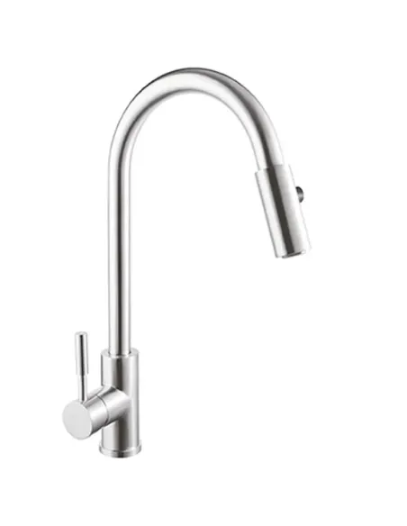 Смеситель для кухни Mixxus SUS-014-A SS0022 с выдвижным изливом Смеситель для кухни Mixxus SUS-014-A SS0022 с выдвижным изливом