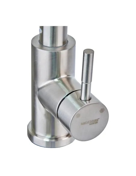 Смеситель для кухни Mixxus SUS-014-B SS2816 с выдвижным изливом