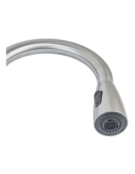 Смеситель для кухни Mixxus SUS-014-B SS2816 с выдвижным изливом