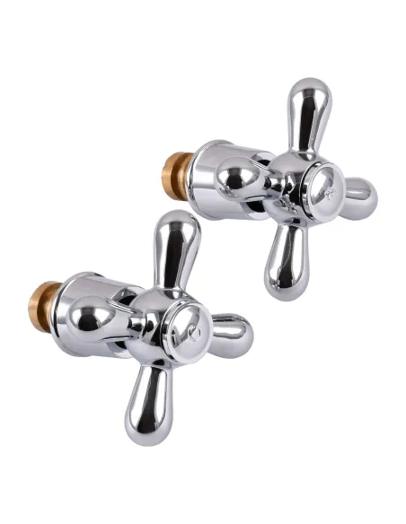 Рукоятка и Кран-букса Globus Lux Sharm GBC-02S-MEC, 2шт Рукоятка и Кран-букса Globus Lux Sharm GBC-02S-MEC, 2шт