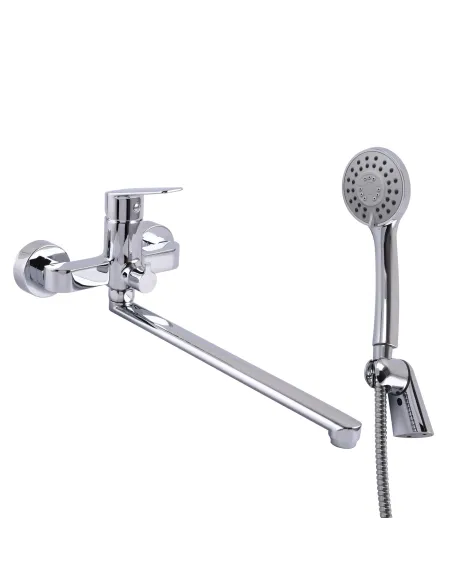 Смеситель для ванны Topaz Capri TCA-15208-H43, с душевым набором