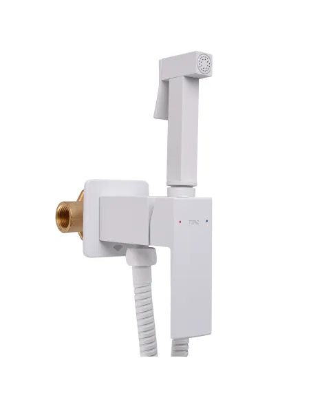Смеситель для биде Topaz Odiss TO 18604-H62-WW, с гигиеническим душем