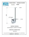 Тримач для туалетного паперу Remer 900 NV62 (вертикальний) - 1