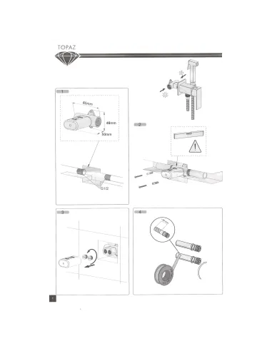 Змішувач для біде Topaz Loft TLF 32106-H39-C, з гігієнічним душем
