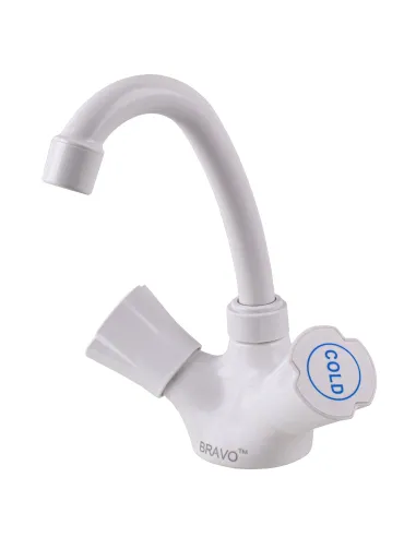 Смеситель для умывальника Bravo B2-00-401 ABS пластик, двухвентильный