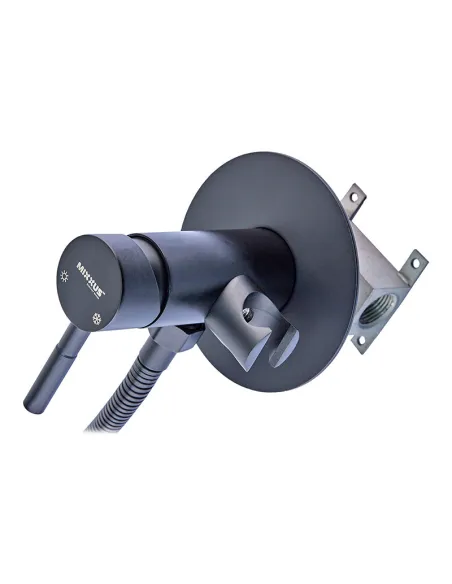 Змішувач для біде Mixxus SUS-333 Black MI6036 з гігієнічним душем