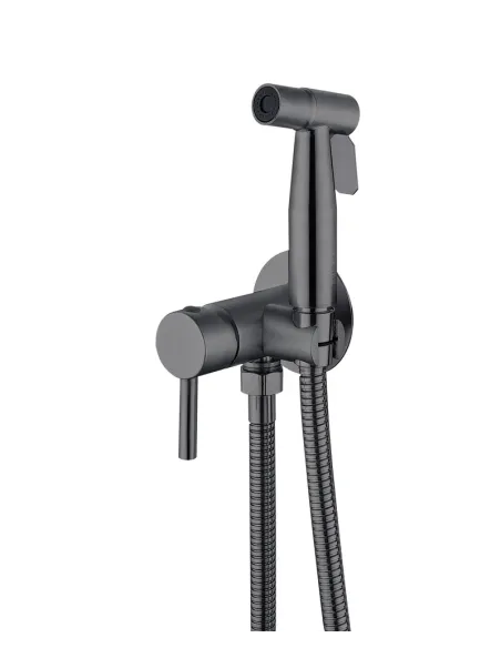 Смеситель для биде Mixxus SUS-333 Graphite MI6565 с гигиеническим душем