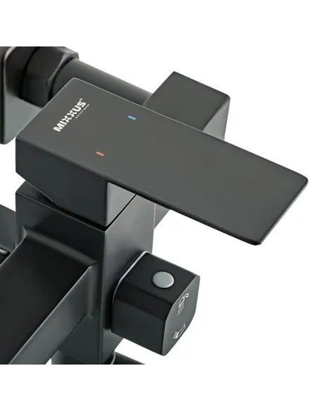 Смеситель для ванны Mixxus KUB-006 MI2811 Black с душевым набором