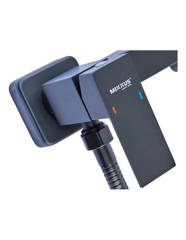 Смеситель для биде Mixxus KUB-222 MI6019 Black с гигиеническим душем, черный