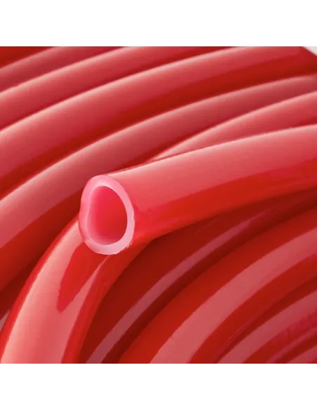 Полиэтиленовая труба Raftec Pex-A Evoh Spain RPXA16200 с кислородным барьером 16x2 мм, 200 метров, красная Полиэтиленовая труба Raftec Pex-A Evoh Spain RPXA16200 с кислородным барьером 16x2 мм, 200 метров, красная