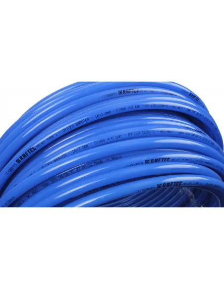 Полиэтиленовая труба Raftec PE-RT Blue Evoh RPERT16200 с кислородным барьером 16x2 мм, 200 метров, синяя