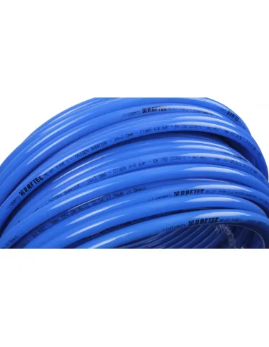 Полиэтиленовая труба Raftec PE-RT Blue Evoh RPERT16600 с кислородным барьером 16x2 мм, 600 метров, синяя