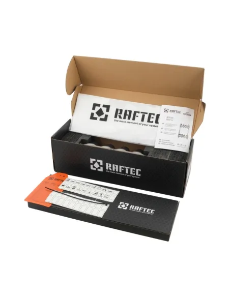 Колектор для теплої підлоги Raftec RC03-03 Steel 3 виходи, з витратомірами, 1 дюйм
