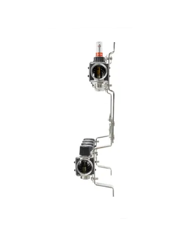 Колектор для теплого пола Raftec RC03-09 Steel 9 выходов, с расходомерами, 1 дюйм