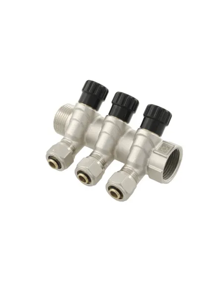 Колектор для теплого пола Raftec KV03022 2 выхода, 1x3/4 дюйма Колектор для теплого пола Raftec KV03022 2 выхода, 1x3/4 дюйма