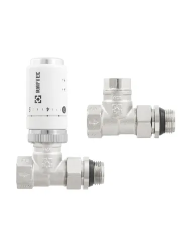 Комплект термостатический для радиатора Raftec KNT 11 M30 прямой, 1/2 дюйма