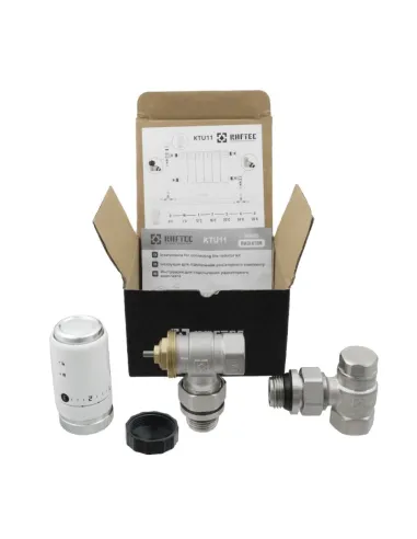 Комплект термостатический Raftec KTU 11 M30 угловой, 1/2 дюйма