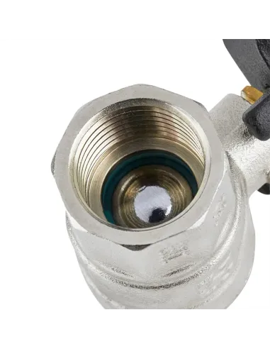 Кран шаровой прямой Raftec Black PN40 НВ DRH51 1 1/2 дюйма