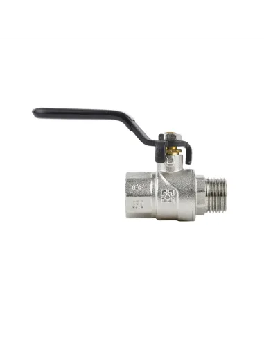 Кран кульовий прямий Raftec Black PN40 НВ DRH41 1 1/4 дюйма