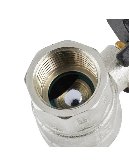 Кран кульовий прямий Raftec Black PN40 НВ DRH41 1 1/4 дюйма Кран кульовий прямий Raftec Black PN40 НВ DRH41 1 1/4 дюйма