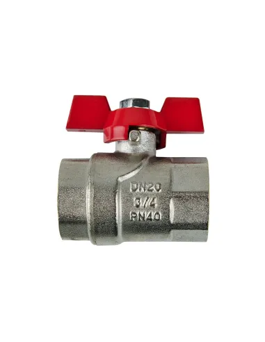 Кран шаровой прямой Raftec Red PN40 ВВ CBB-03 1 дюйм