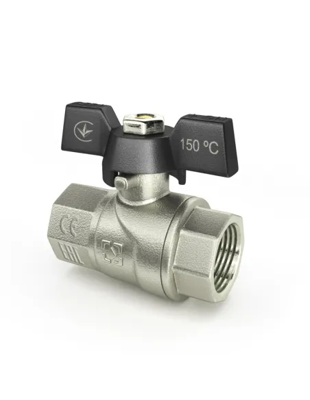 Кран кульовий прямий Rafteс Black PN40 ВВ DRB1 1/2 дюйма