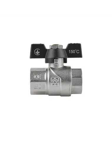 Кран кульовий прямий Rafteс Black PN40 ВВ DRB1 1/2 дюйма