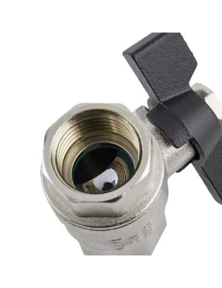 Кран кульовий прямий Rafteс Black PN40 ВВ DRB1 1/2 дюйма