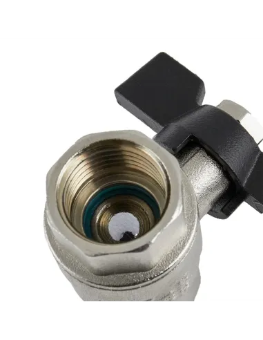 Кран кульовий прямий Rafteс Black PN40 ВВ DRB1 1/2 дюйма