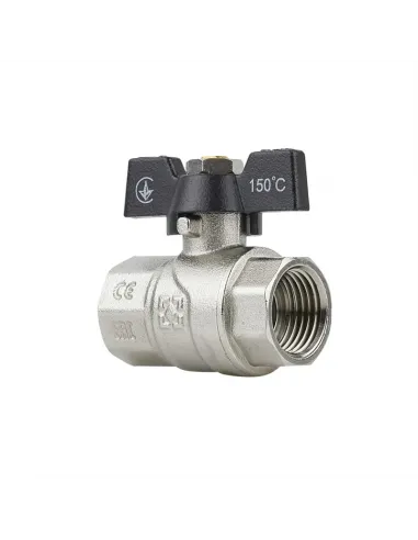 Кран кульовий прямий Rafteс Black PN40 ВВ DRB1 1/2 дюйма