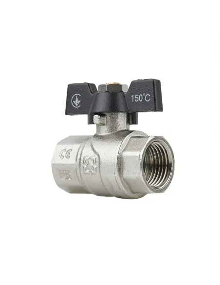 Кран кульовий прямий Rafteс Black PN40 ВВ DRB1 1/2 дюйма