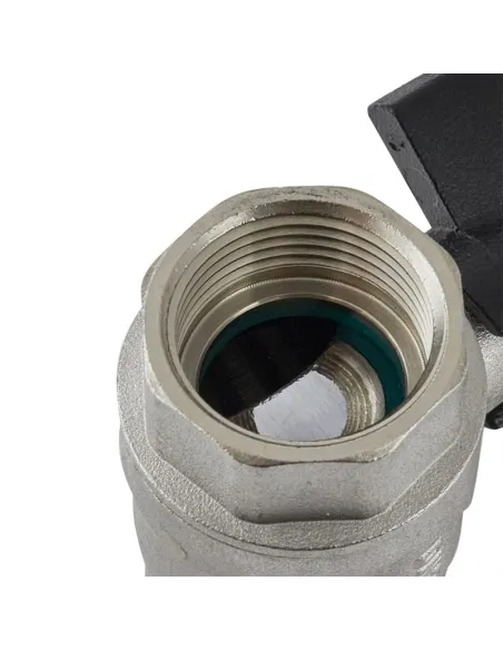 Кран кульовий прямий Rafteс Black PN40 ВВ DRB1 1/2 дюйма