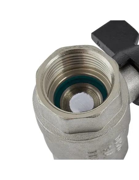 Кран кульовий прямий Rafteс Black PN40 ВВ DRB1 1/2 дюйма