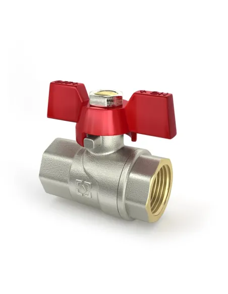 Кран шаровой прямой Raftec Red PN40 ВВ CBB-01 1/2 дюйма Кран шаровой прямой Raftec Red PN40 ВВ CBB-01 1/2 дюйма