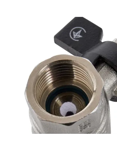 Кран шаровой прямой Raftec Black PN40 НВ DRB11 1/2 дюйма