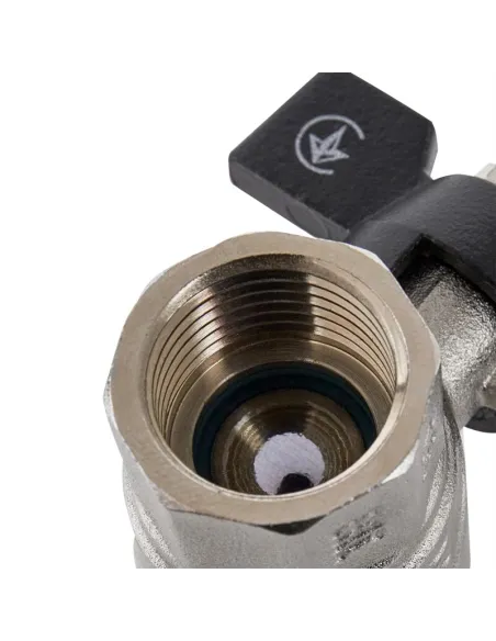 Кран шаровой прямой Raftec Black PN40 НВ DRB11 1/2 дюйма