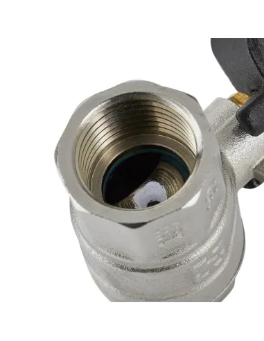 Кран кульовий прямий Raftec Black PN40 ВВ DRH1 1/2 дюйма