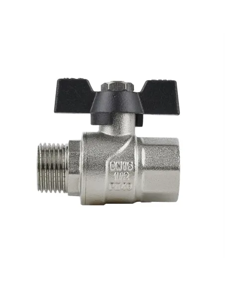 Кран шаровой прямой Raftec Black PN40 НВ DRB31 1 дюйм