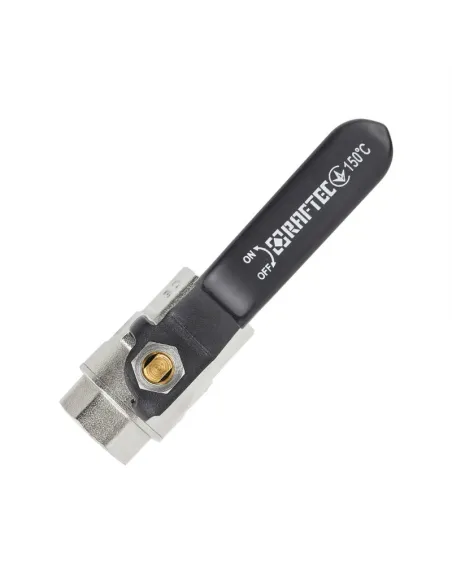 Кран шаровой прямой Raftec Black PN20 ВВ DRH4 1 1/4 дюйма