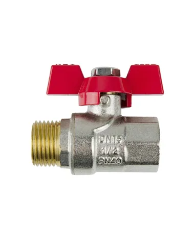 Кран шаровой прямой Raftec Red PN40 НВ CBB-031 1 дюйм