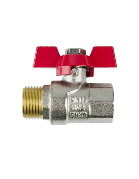 Кран шаровой прямой Raftec Red PN40 НВ CBB-031 1 дюйм