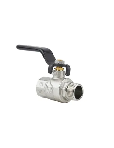 Кран кульовий прямий Raftec Black PN20 НВ DRH21 3/4 дюйма