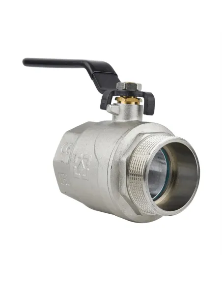 Кран кульовий прямий Raftec Black PN20 НВ DRH21 3/4 дюйма