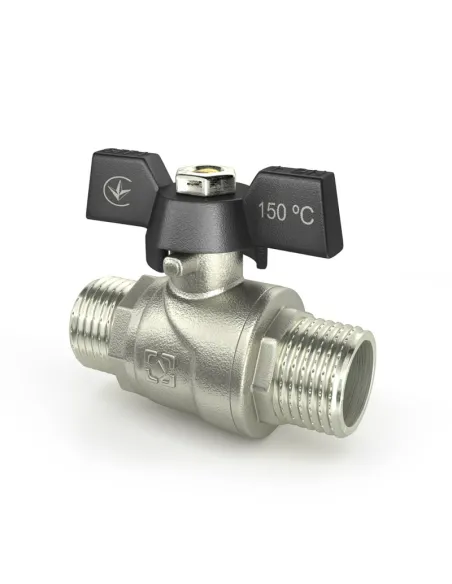 Кран шаровой прямой Raftec Black DN20 НН DRB2121 3/4 дюйма Кран шаровой прямой Raftec Black DN20 НН DRB2121 3/4 дюйма