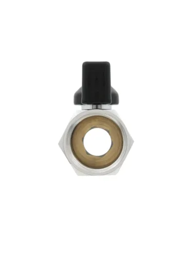 Кран шаровой прямой Raftec Black PN10 ВН mini RVHSM01 1/2 дюйма
