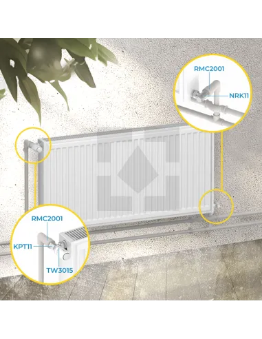 Термоголовка Raftec White TW3015 30 х 1,5 для радіатора